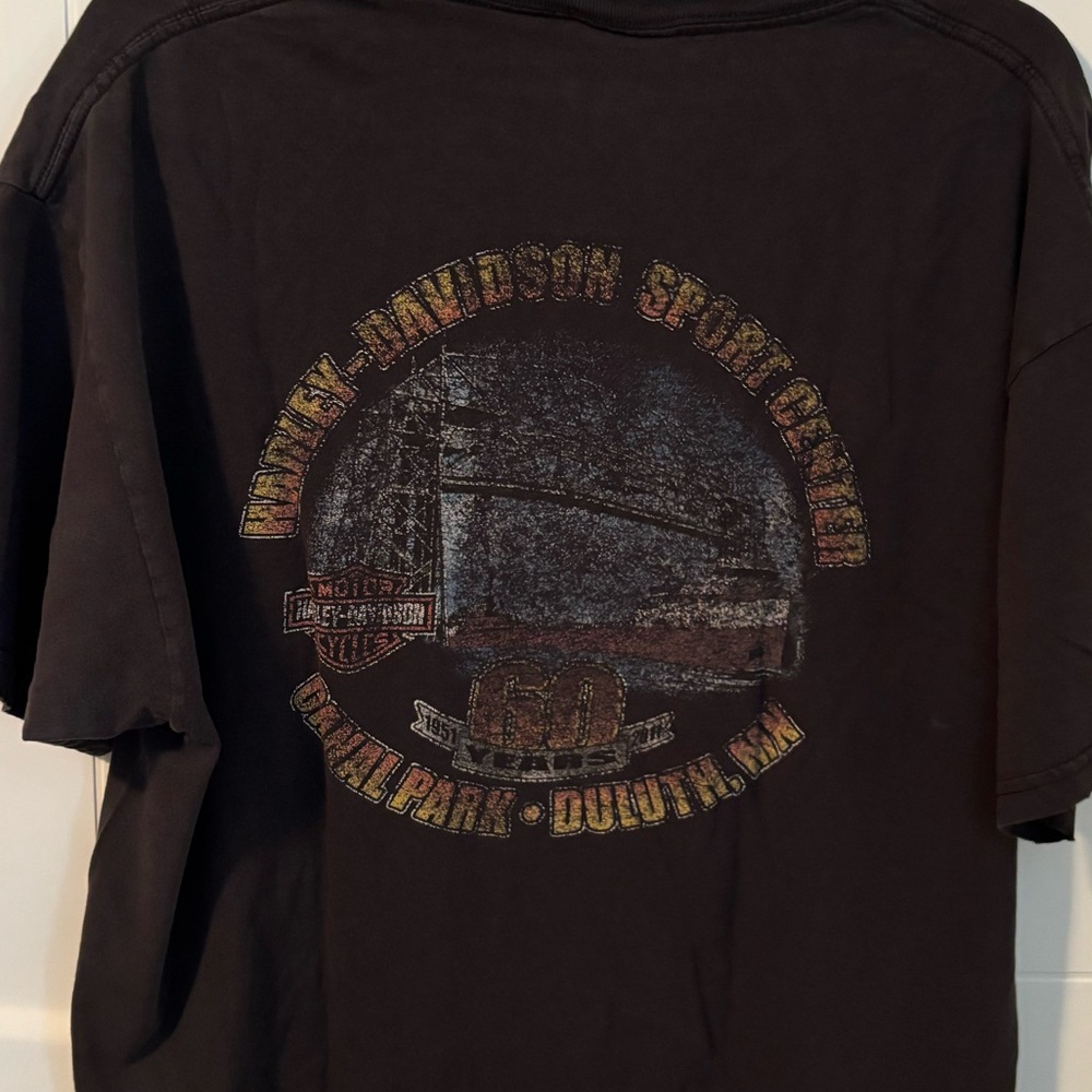 Vintage Harley Davidson, distressed tee